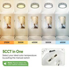 Lightania five-temperature switch showcases warm to cool options for any mood.