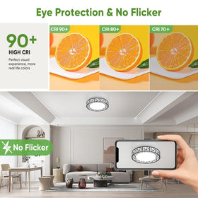 Lightania modern interior design demonstrates versatile placement in bedroom or living spaces.