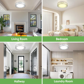Lightania 12-inch room application: ideal for bedroom, living room, and kitchen lighting.