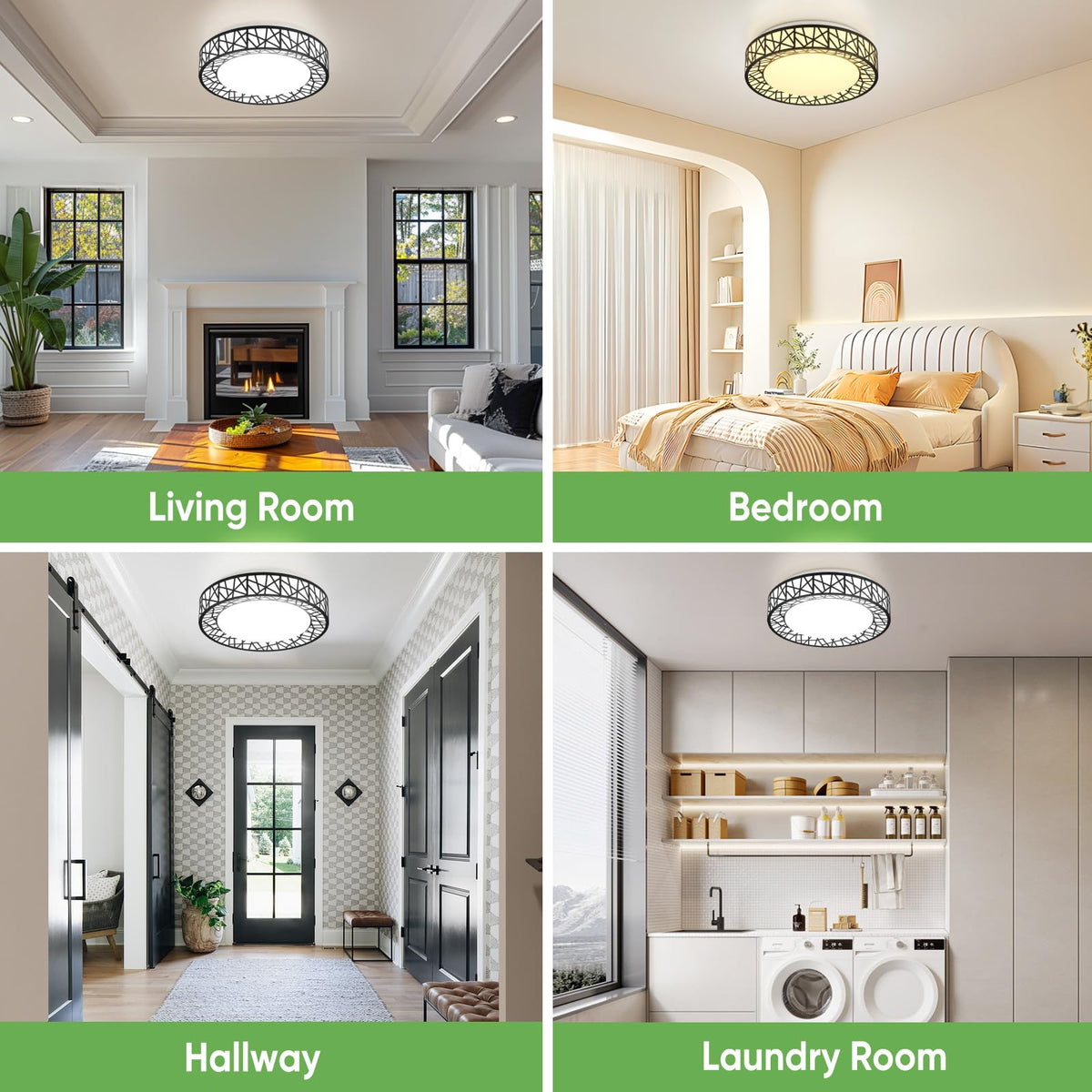 Lightania versatile room use for bedrooms, kitchens, and hallways.