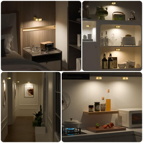 Lightbiz gold finish adds a premium touch to any display.