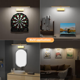 Lightbiz metal plate and adhesive option suits smooth walls without drilling.
