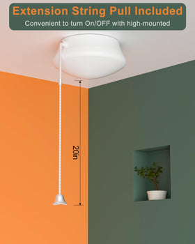 Lightdot modern 7-inch ceiling light suits bedrooms and hallways