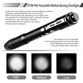 Lightfe LED pen light delivers up to 150 lumens of brightness.