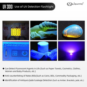 LIGHTFE UV301D aerospace aluminum body delivers durable portable performance