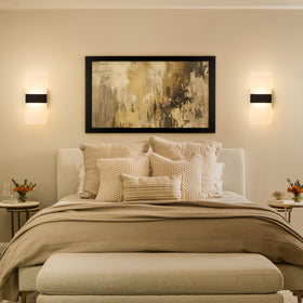 LightFuze dimmer control on the wall sconce for smooth brightness transitions.