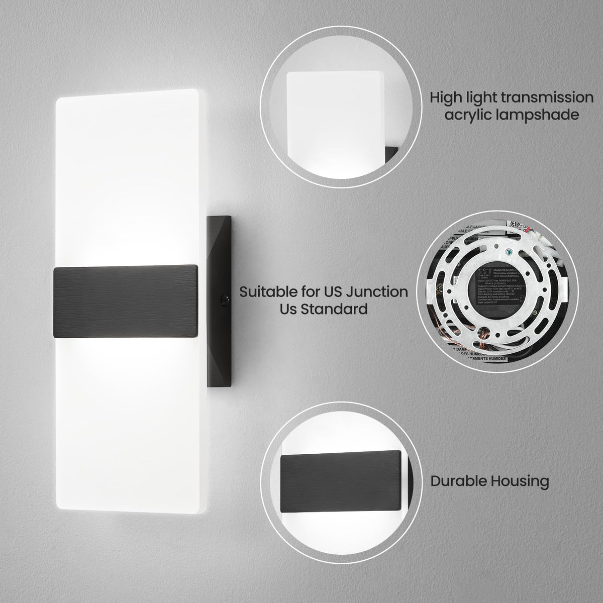 LightFuze up-down light design providing balanced room illumination.
