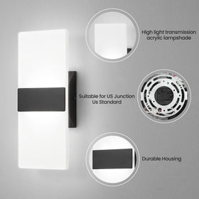LightFuze up-down light design providing balanced room illumination.