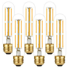 LiteHistory dimmable E26 Edison bulb 6W 600lm for warm, adjustable lighting in chandeliers.
