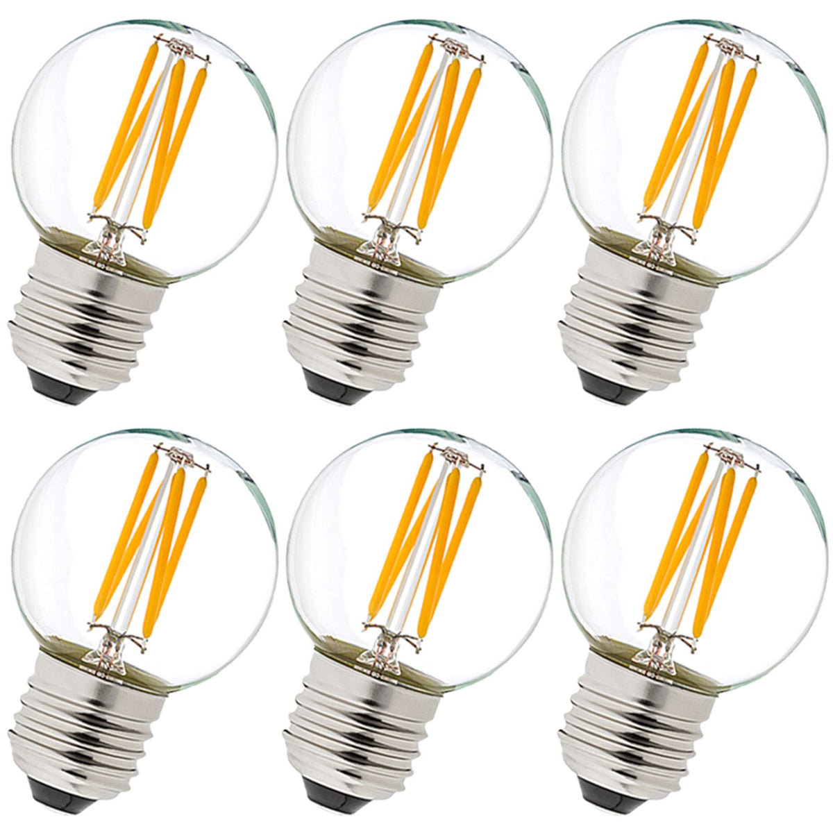 LiteHistory dimmable E26 Edison globe bulb for pendant lighting with warm glow