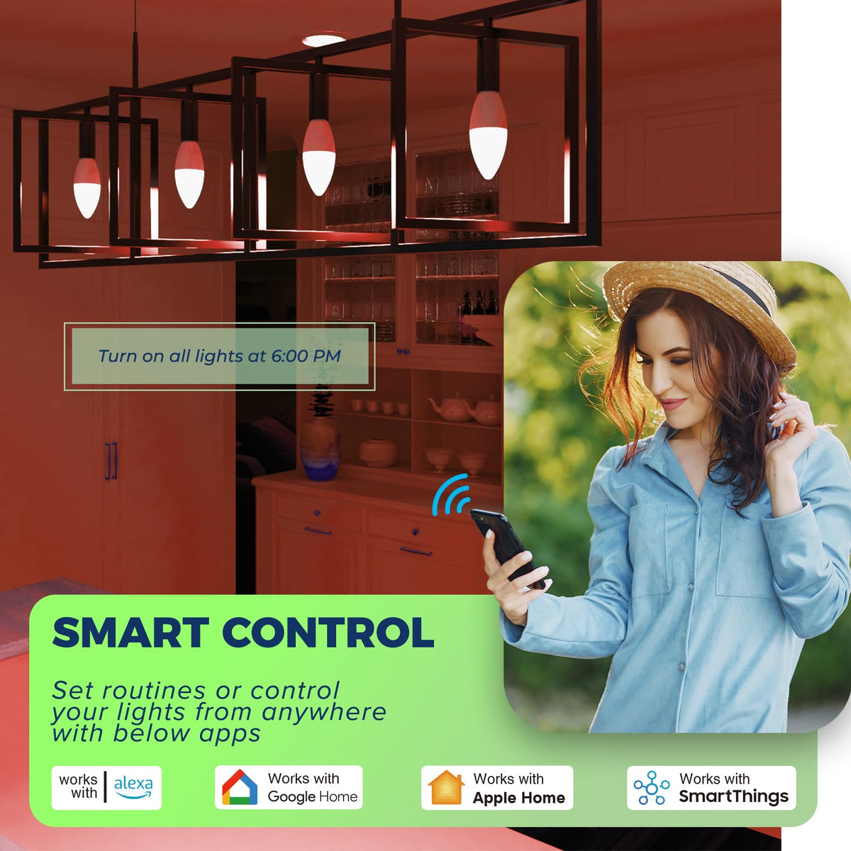 Lightinginside Matter 6W bulbs deliver 60W equivalent brightness in elegant fixtures