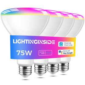 Lightinginside smart light bulb RGB color mode for vibrant ambiance