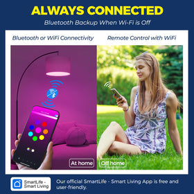 Lightinginside smart light bulb setup with fast Bluetooth and Wi-Fi pairing