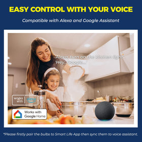 Lightinginside smart light bulb Wi-Fi and Bluetooth connectivity for local and remote control
