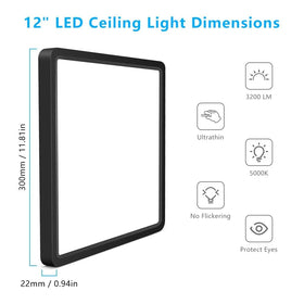 LightingWill energy-saving LED ceiling light reduces energy use with daylight brightness