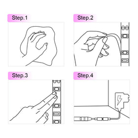 LightingWill UV strip makes fluorescent paints pop in crafts