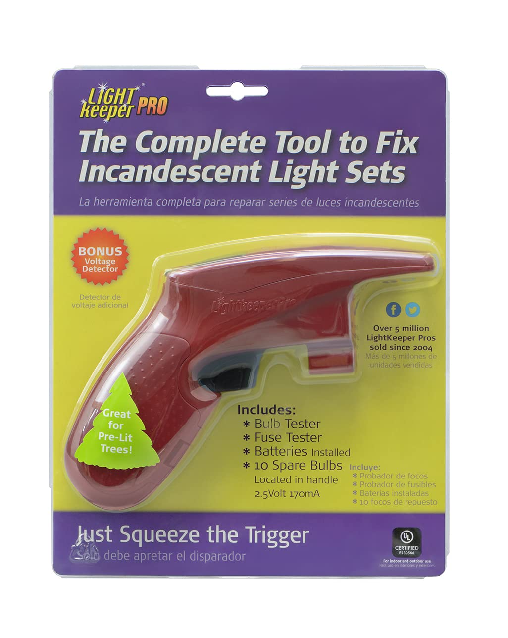 LightKeeper Pro bulb puller removes faulty bulbs without damage.