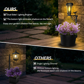 Lightkeeys durable ABS construction ensures seasonal outdoor use.