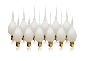 LightLady Studio silicone light bulbs with dipped coating for a soft candle glow