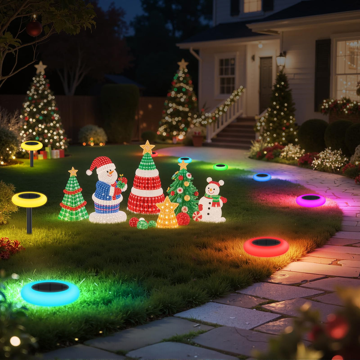 Lightonight auto on-off solar lights from sunset to night use