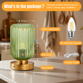 LightRound warm white LED bulb delivers steady, comfortable reading light.