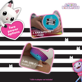 Cakey Cat night light with adjustable white levels for bedtime routines.