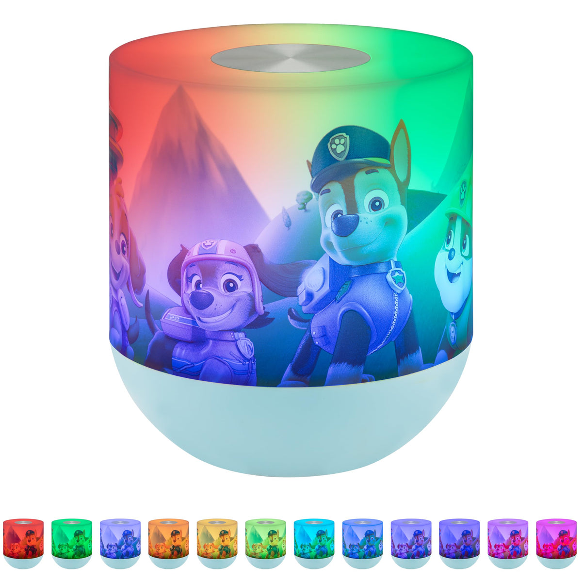 Lights By Night Paw Patrol tabletop lamp creates cozy ambient lighting