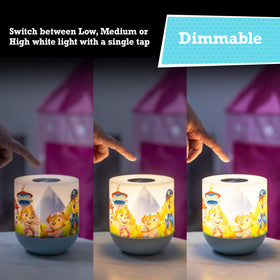 Lights By Night Paw Patrol tabletop lamp color select for choosing a favorite hue