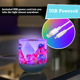 Lights By Night Paw Patrol tabletop lamp safety tested for peace of mind