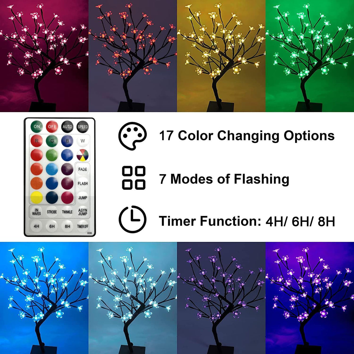 LIGHTSHARE Adjustable branches allow DIY shaping for a personalized tree silhouette