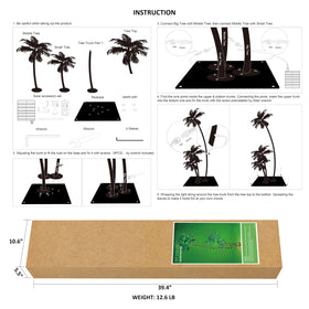 LIGHTSHARE solar-powered design reduces energy use for yard decor.