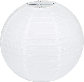 LIHAO 16 inch white round lanterns pack for weddings and events