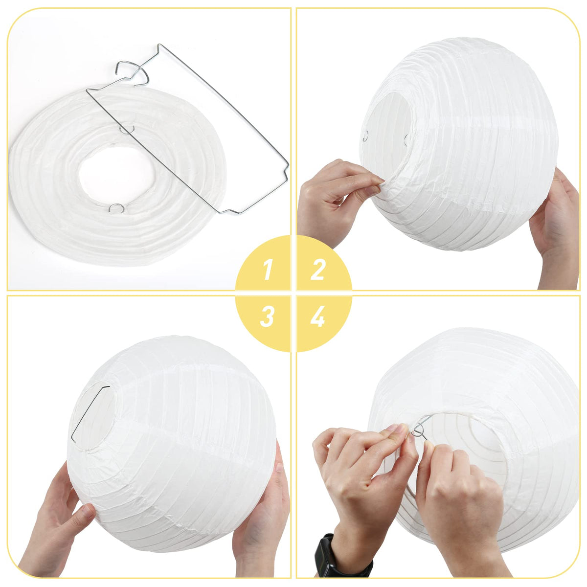 LIHAO paper lanterns offer ambient decor with minimal effort