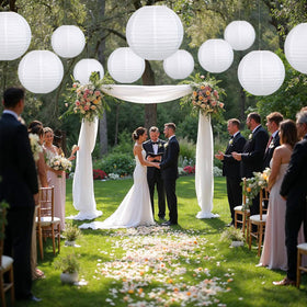 LIHAO lanterns with metal hook for easy hanging and quick setup