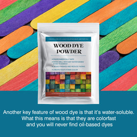 LIIZOUSUDA color swatches show planned hues for staining projects