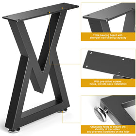 Likapop mounting plate on 16in leg enables easy DIY installation.