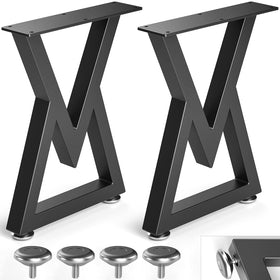 Likapop V-Type 16in leg with durable baking finish for long-lasting furniture.
