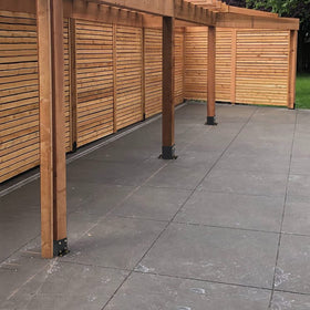 Likeem multi-use post base for versatile outdoor projects.