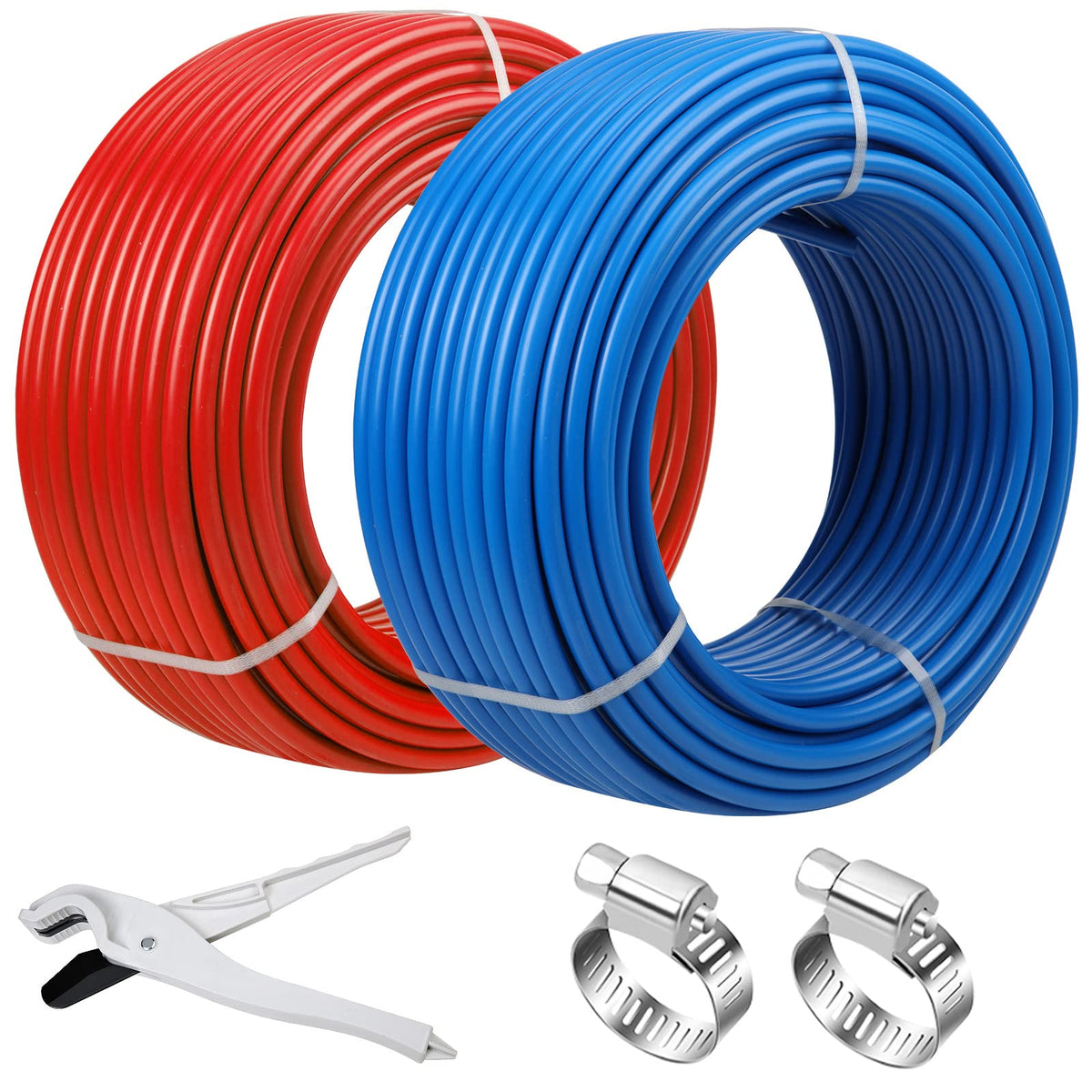 Likeem PEX pipe one-half-inch 100ft with two rolls for home water lines.