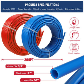 Likeem EVOH barrier PEX tubing showing corrosion resistance.