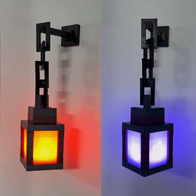 LIKEGOR Pixelated Lantern durable ABS build supports long-lasting gaming ambiance.