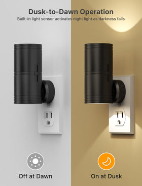 Likelgn night light with adjustable brightness for customizable ambiance.