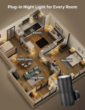 Likelgn night light ideal for hallway lighting and navigation.