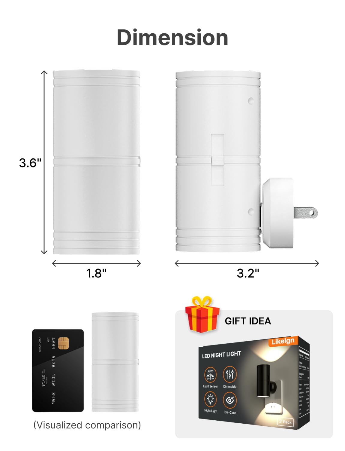 Likelgn energy-efficient LED reduces glare during night-time navigation.