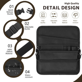 Likesing server apron buckle closeup highlights adjustable belt for a comfortable fit.