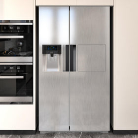 LIKILIKI appliance cover in silver adds a sleek, modern touch