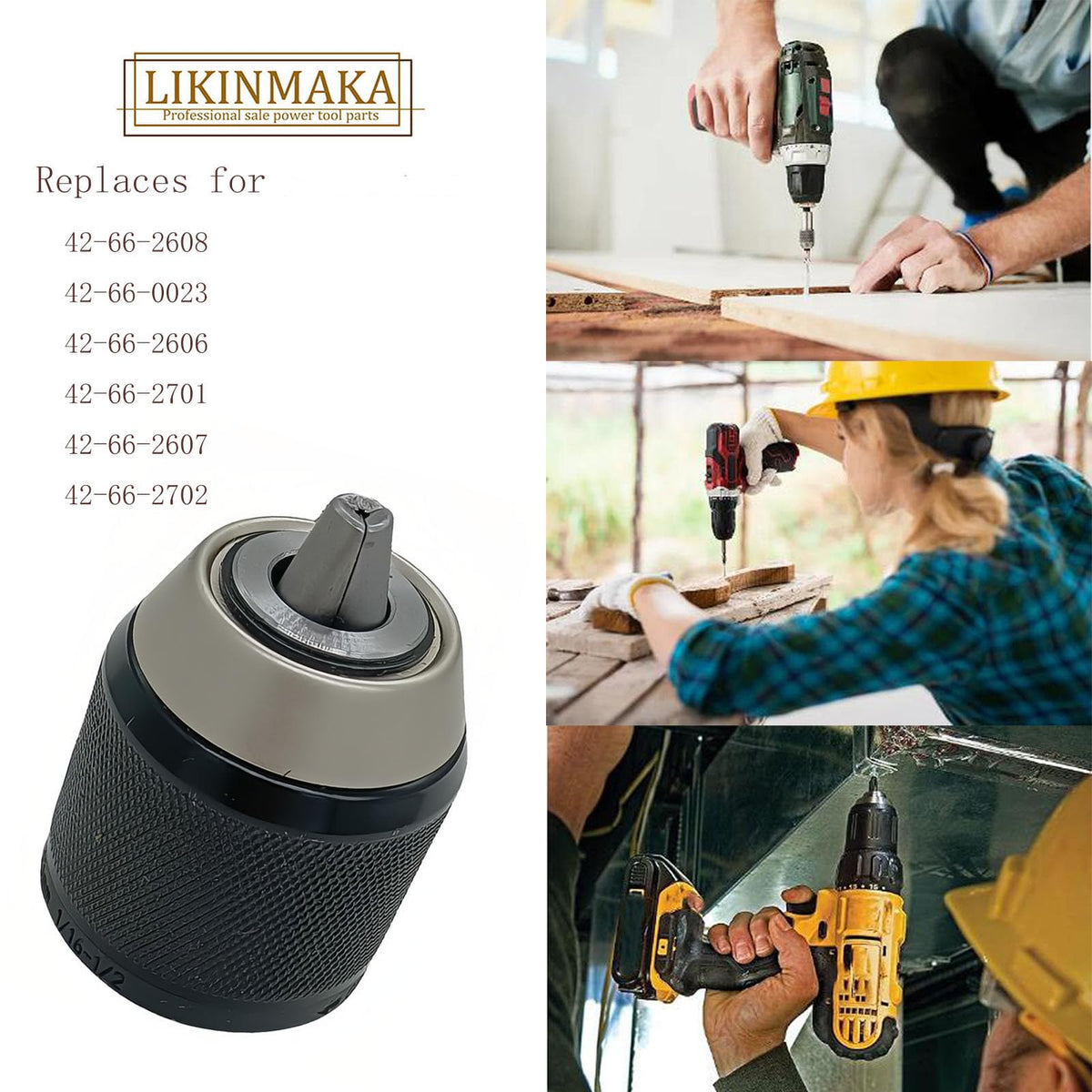 LIKINMAKA easy installation on a drill for fast upgrade