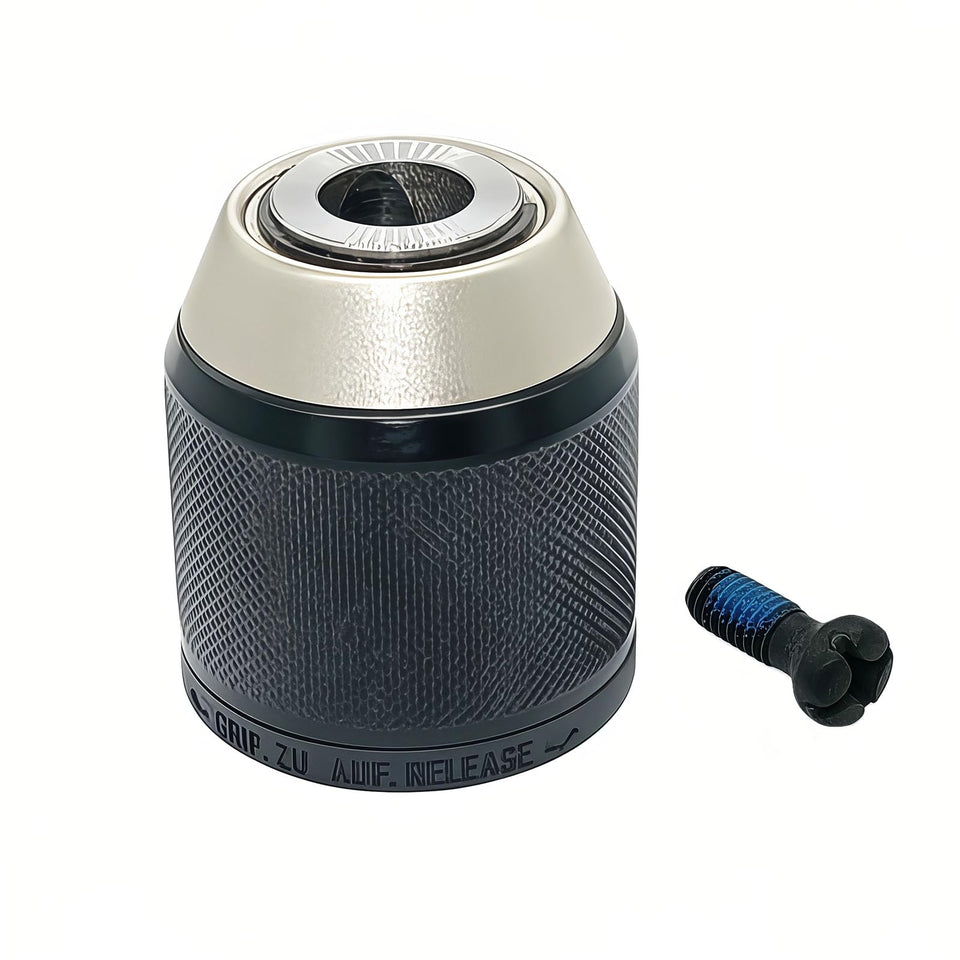 LIKI NMAKA keyless chuck close-up for Milwaukee 42-66-2608, smooth bit changes