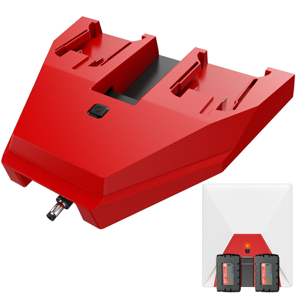 LimeCare Starlink Mini adapter connected to an M18 battery for portable satellite power.