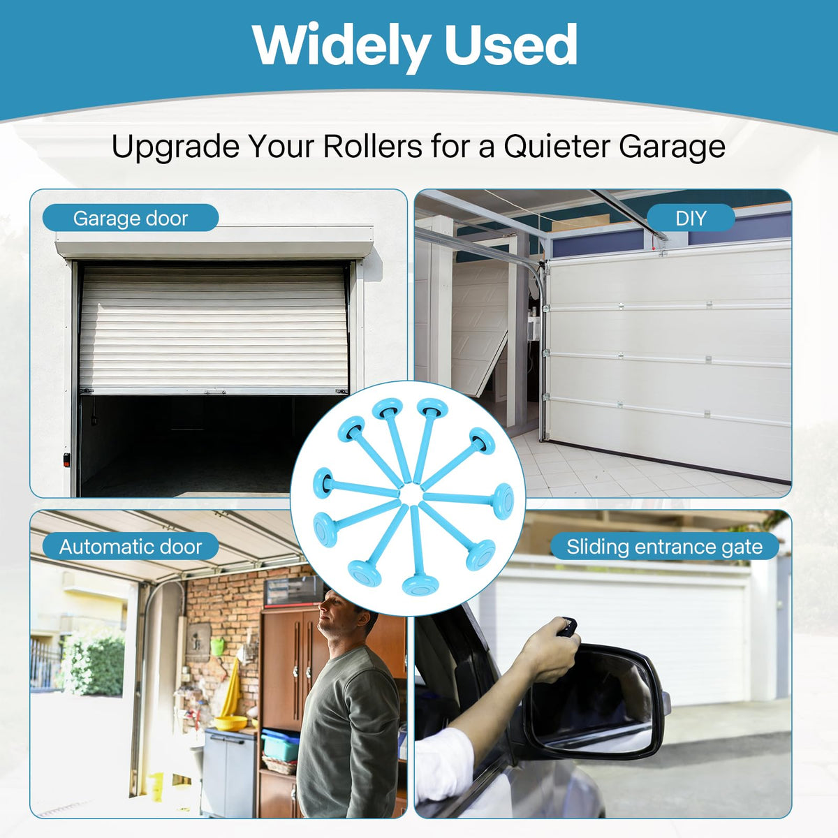 LIMICAR roller offers reliable open-close cycles for home garages.